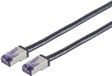 Lanview LVN-CAT6A-FLEX-25CM netwerkkabel Zwart 0,25 m S/FTP