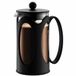 Bodum Kenya koffiezetapparaat (French Press System, permanent roestvrijstalen filter, 1,0 liter), zwart
