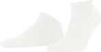 FALKE ClimaWool kort eenkleurig wol lyocell sneakersokken enkelsokken heren wit - maat 45-46