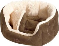 Nobby Comfortbed Ovaal Ceno - Bruin - 65 x 57 x 22 cm