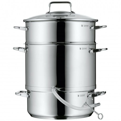 WMF Sappan - Kookpan - 7 l - 38 cm - Zilver