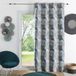 HomeMaison.com Meubelgordijn – Jaquard gordijn – linnen gordijn – verduisteringsgordijn – gordijn blauw artique, gordijn 140 x 260 cm