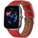Strap-it Amazfit Bracelet cuir (rouge)