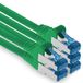 1aTTack.de 5x 0,5m CAT6 Ethernet LAN-netwerkkabel RJ45 - groen