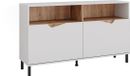 Vicco Marelle Sideboard – 140 x 81.3 cm met 2 deuren Wit/Kunstnijverheid