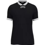 Jako Retro Shirt Korte Mouw Kinderen - Zwart | Maat: 140
