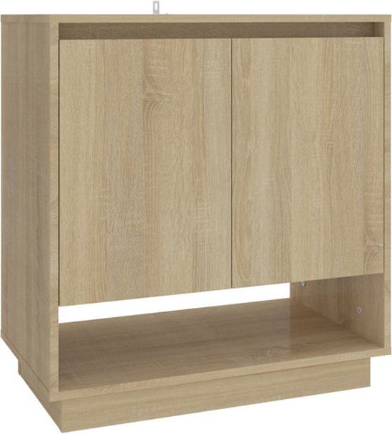 vidaXL Dressoir 70x41x75 cm bewerkt hout sonoma eikenkleurig