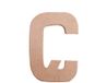 Letter Papiermaché Letter, Plat, 12 cm, 0.5 cm Dikte