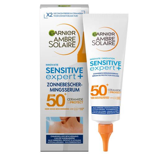 Garnier Ambre Solaire Sensitive Expert SPF 50+ Zonnebrand Serum - 125ml