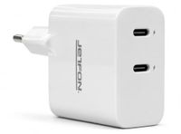 dubbele 45W dubbele oplader met USB-C aansluiting