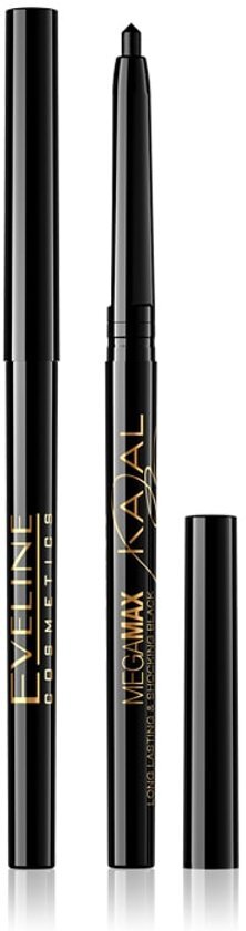 Eveline Cosmetics Kajal Mega Max Eyeliner Pencil Black