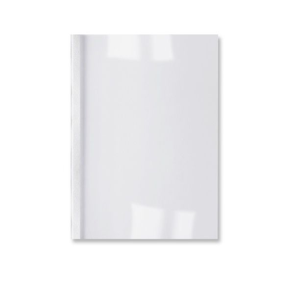 GBC LeatherGrain ThermaBind Bindomslagen 1,5mm Wit (100)