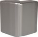 Hager SL200803D1 Buitenhoek Aluminium Wit