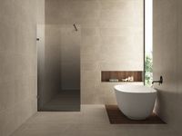 Wiesbaden Less Inloopdouche Links 80 x 200 cm - Spiegelrook / Gunmetal