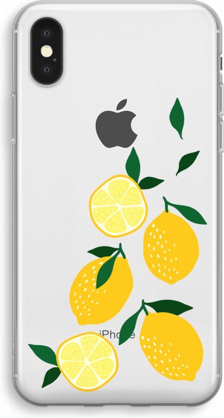 Case Company® iPhone XS Hoesje - You're my lemon - Soft Cover