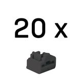 LINDY 47892 RJ45-poortsloten Zwart