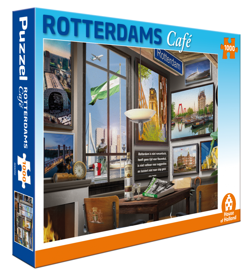 House of Holland Rotterdams Café Puzzel (1000 stukjes)