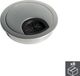Emuca Set van 8 ronde kabeldoorvoeren, diameter 60mm, voor verzonken montage, Zamak, mat verchroomd