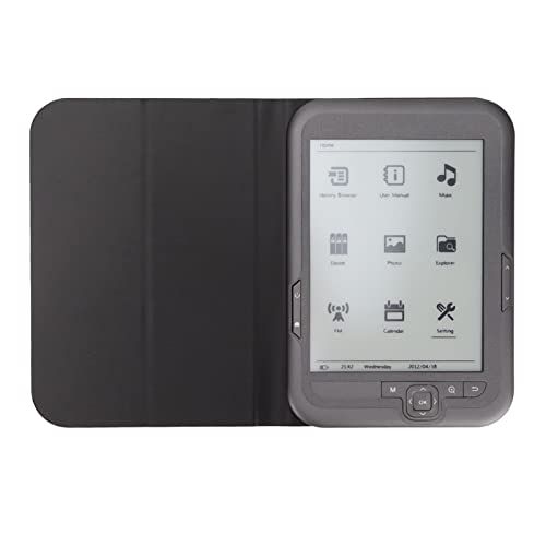 LBEC Ereader - 6 inch - 4 GB - HD Ink Display - 800x600 - Zwart