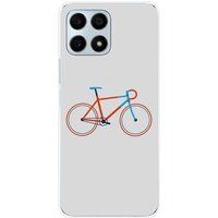 Huawei Honor X8A Bedrukt siliconen hoesje Bike color hipster