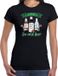 Bellatio Decorations fout kersttrui t-shirt dames - IJskoud bier - zwart - Christmas beer XXL