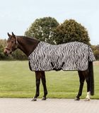 Waldhausen Zebra Vliegendeken Met Kruissingels - Paard - Polyester - Zwart/Wit - Waterdicht