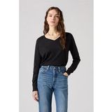 Levi's Petal Vneck Sweater Caviar Triblend