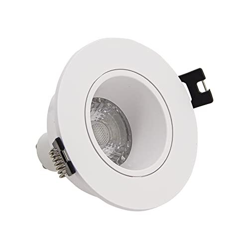 Xanlite SP50RAB LED plafondinbouwlamp, GU10, 50 W, 2700 K, rond, draaibaar, wit IP20-SP50RAB