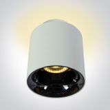 ONE Light Cylindres rétroéclairés - spot en saillie - Ø 10 x 11,6 cm - 18W + 2W LED inclus - blanc