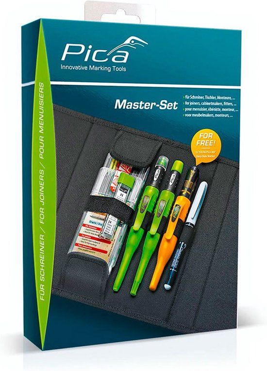 Pica 55010 MasterSet voor Meubelmakers - Zwart