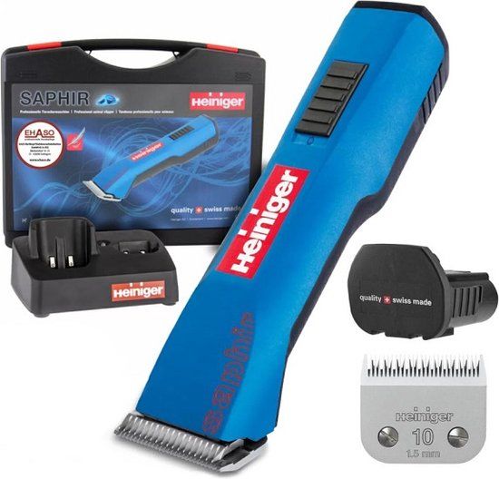 Heiniger Saphir Draadloze Tondeuse - Zwart/Grijs