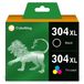 HP 304XL Jeu de cartouches couleur (2 pièces)