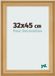 yd. Cadre photo 32x45 cm Pin Grain de bois MDF Lazio