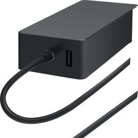 Microsoft Surface 44W Power Adapter for Surface Pro, Laptop - Black