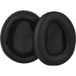 vhbw 2x coussinets d'oreille compatibles avec SteelSeries Arctis 7, 5, 9, Prime, 9x, 3, Pro, 1 casque, mousse / plastique noir