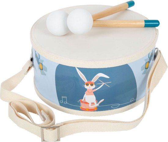 Small Foot - Houten Trommel Groovy Beats met Stokken - 3dlg.