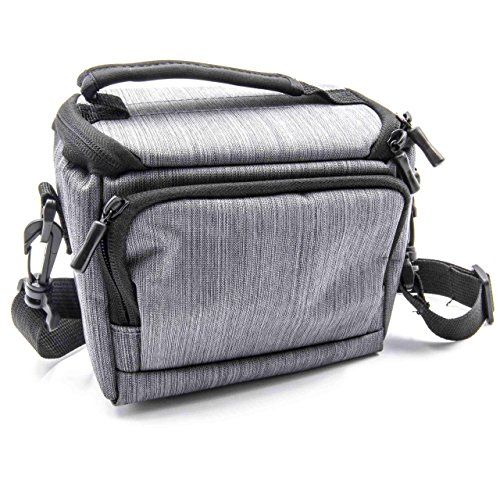 VHBW Polyester fototas grijs voor Nikon CoolPix L330, L830, L840, P520, P610
