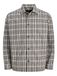 JACK & JONES Jprblamadison Check L/S Overshirt, Doublure argentée., S