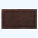 Homescapes tapis de bain marron 50x80 cm 100% Coton
