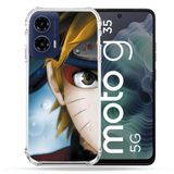 Cokitec Versterkte hoes voor Motorola G35 5G Manga Naruto Wit