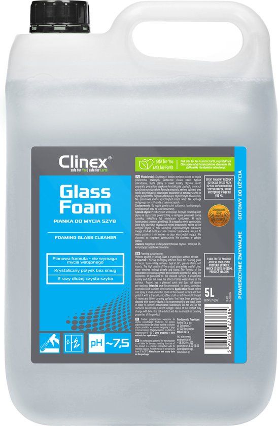 Clinex Glass Foam Glasschuimreiniger 5 liter