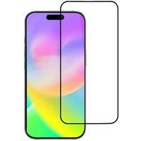 Apple Verre trempe pour iPhone 17 Pro Max - Lot de 2 films de protection incurvés intégrals - Noir