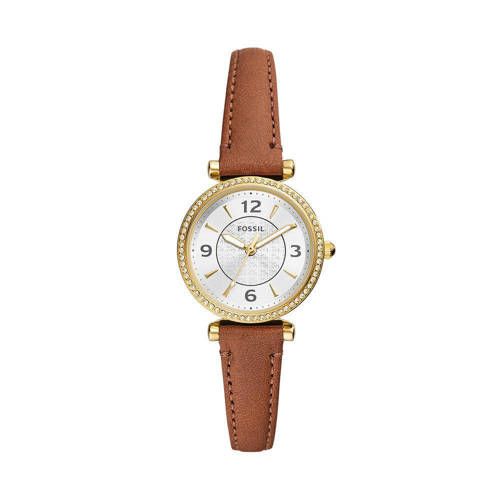 Fossil Carlie ES5297 - Goudkleurig Horloge