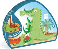 Scratch Scratch contour puzzle - crocodile - 49x47.4x0.25cm - 36 pièces - 3 ans