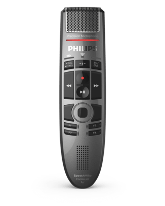 Philips 4000 series SMP4000 - Dictafoon - Zwart, Grijs, Metallic