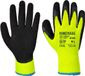 Portwest Thermische Soft Grip Handschoen - Geel/zwart - M