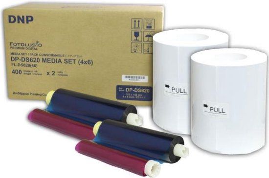 DNP Papier DM46620 - 2 Rol à 400 St. 10x15 voor DS620