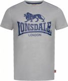 Lonsdale Henconner heren T-shirt regular fit Marl Grey/Navy S