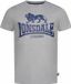Lonsdale Henconner heren T-shirt regular fit Marl Grey/Navy S