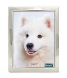 DECANIT 8x10 Fotolijsten Zilveren Metaal Fotolijsten voor Tafelbladvertoning en Muurdecoratie-Beste Geschenken voor Familie